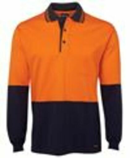 HI VIS L/S COTTON POLO