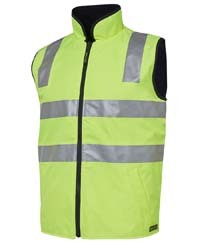 6D4RV - HI VIS 4602.1 (D+N) REVERSIBLE VEST