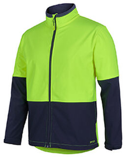 HI VIS THREE LAYER SOFTSHELL JACKET