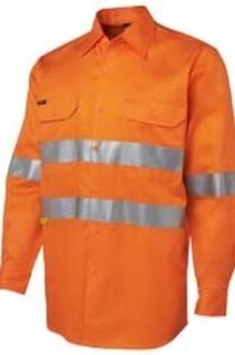 6HDNL - L/S 190G WORK SHIRT WITH REFLECTIVE TAPE
