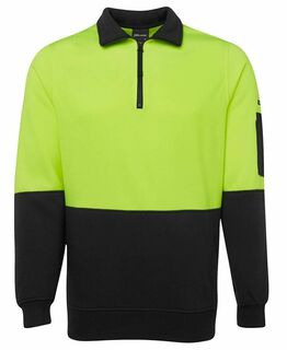 6HVFH HI VIS 1/2 ZIP FLEECY