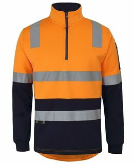 6DARF 1/2 ZIP AUST. RAIL (D+N) FLEECE SWEATER