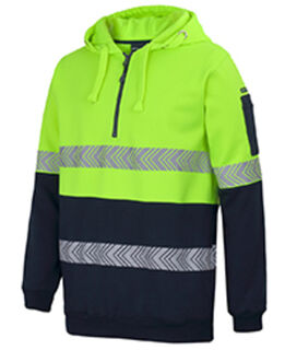 6HZSH JB's HV (D+N) 1/2 ZIP SEGMENTED TAPE HOODIE