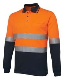 HI VIS L/S (D+N) TRADITIONAL POLO