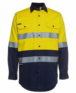 6HLS JB's HI VIS L/S (D+N)190G SHIRT